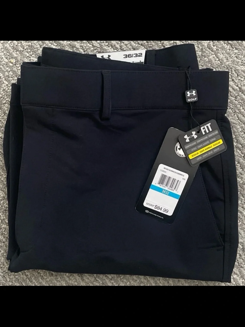 Under Armour Men’s Black Pants